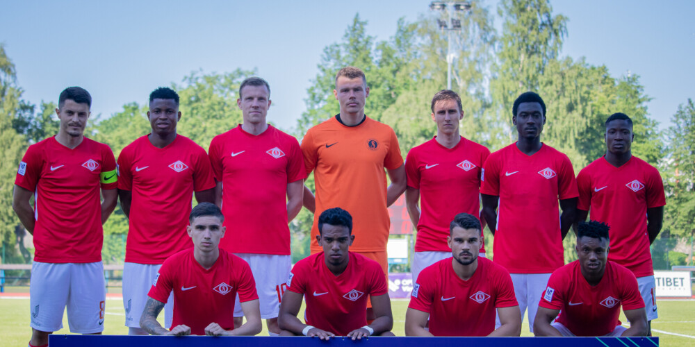 Jūrmalas "Spartaks" futbolisti.