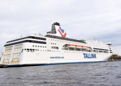 Prāmis "Tallink" piestātnē.