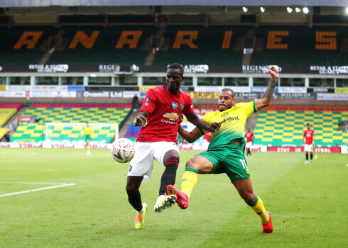 "United" viesos spēlēja neizšķirti 1:1 (0:0) ar Noridžas "City"