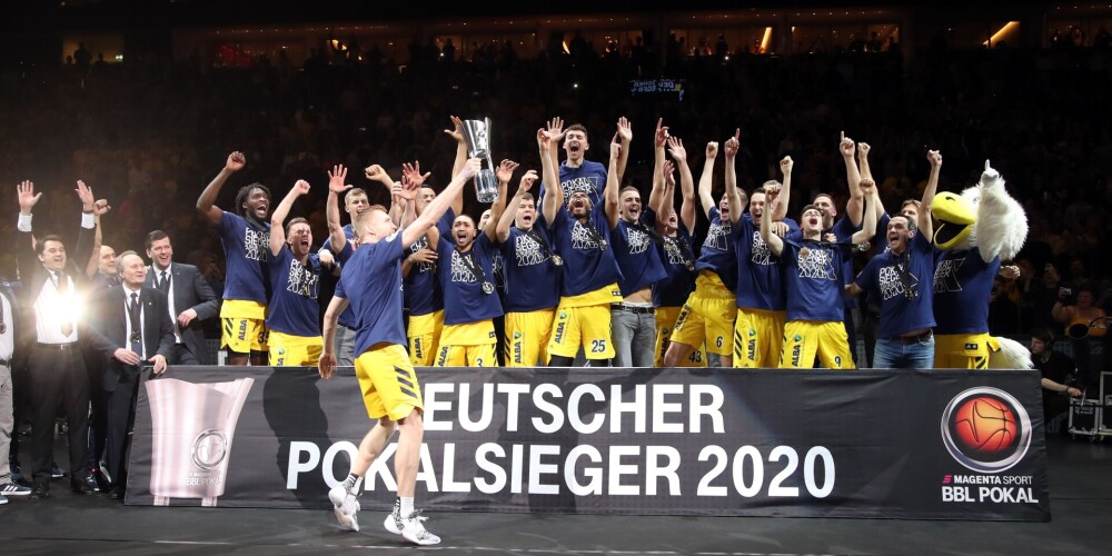 Pēc 12 gadiem Berlīnes "Alba" basketbolisti atkal triumfē Vācijas čempionātā