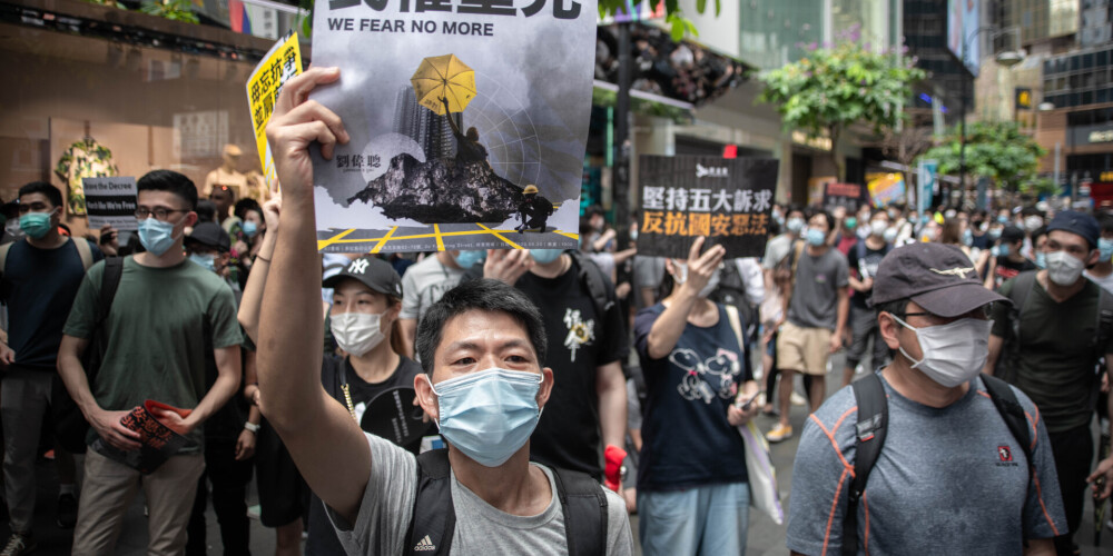"Reportieri bez robežām": Honkongas nacionālās drošības likums apdraud žurnālistus visā pasaulē