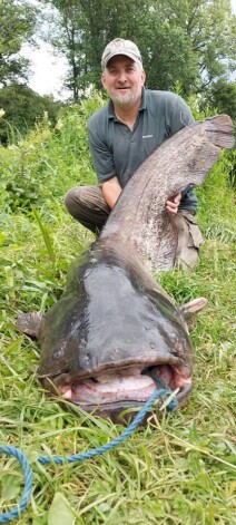 Igors Artemjevs norāda, ka viņa noķertais sams bija 2 metrus garš un 59,94 kilogramus smags.