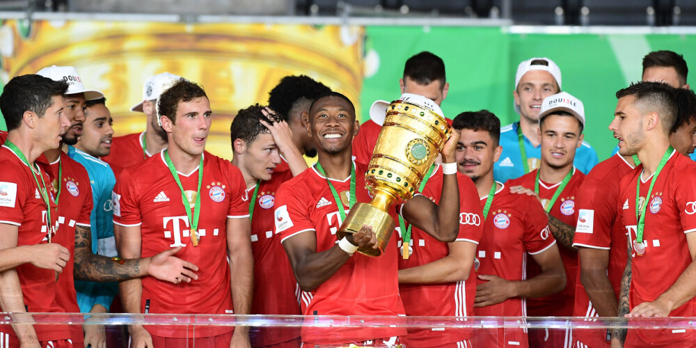 Minhenes "Bayern" otro gadu pēc kārtas svin uzvaru Vācijas kausa finālā