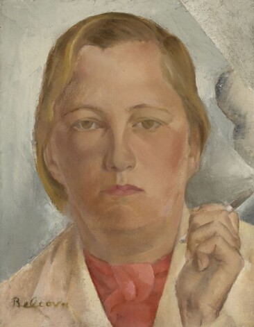 Aleksandra Beļcova. Austra Ozoliņa-Krauze. 1920. gads.