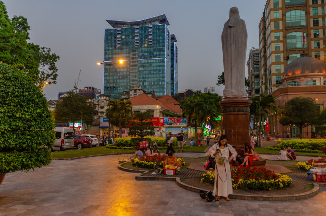 Saigonas nosaukums saglabājies, jo reti kurš vietējais pilsētu sauc par Hošiminu. Saigona, un viss. 