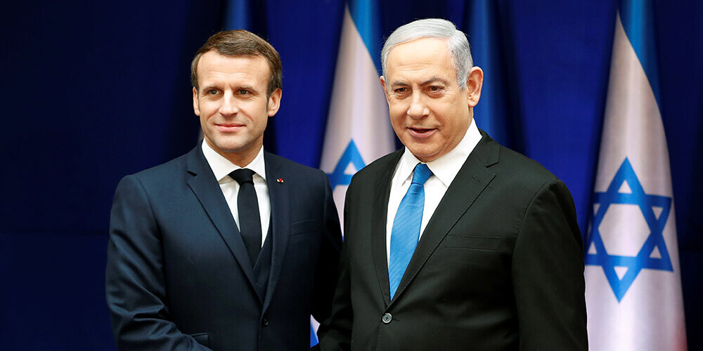 Makrons aicinājis Netanjahu atteikties no Rietumkrasta aneksijas plāniem