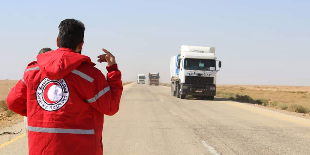 Nepagarina humānās palīdzības transportēšana uz Sīriju, kas tika nodrošināta kopš 2014.gada