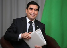 Turkmenistānas prezidents Gurbanguli Berdimuhamedovs.