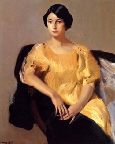 Хоакин Соролья. Елена Соролья Гарсиа в тунике Мариано Фортуни, 1909