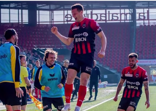 Ošs ar vārtiem kompensācijas laikā izrauj "Xamax" uzvaru cīņā par palikšanu superlīgā