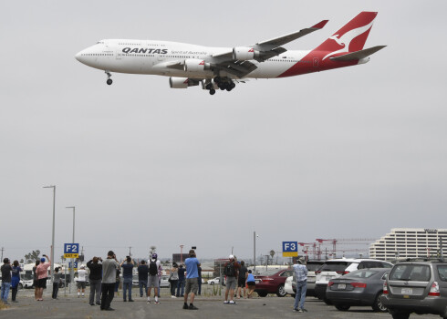 Pēdējais "Qantas" "Boeing 747" lidojums