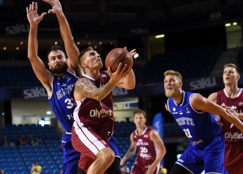 Latvijas vīriešu basketbola izlase zaudē "Baltijas ceļa" turnīra uzvarētājiem igauņiem