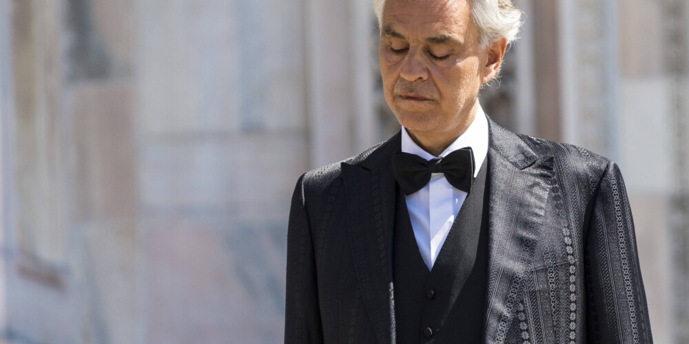 Itāliešu tenors Andrea Bočelli