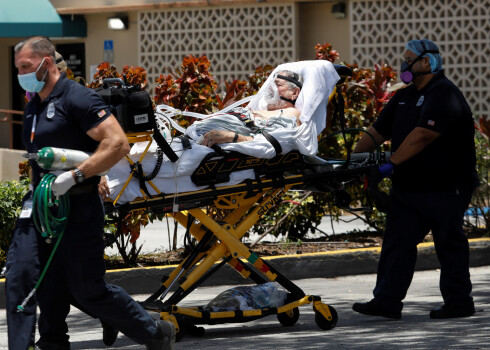Florida ziņo par rekordlielu Covid-19 upuru skaitu pēdējā diennaktī