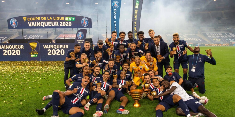 Parīzes "Saint-Germain" izcīna arī Francijas līgas kausu