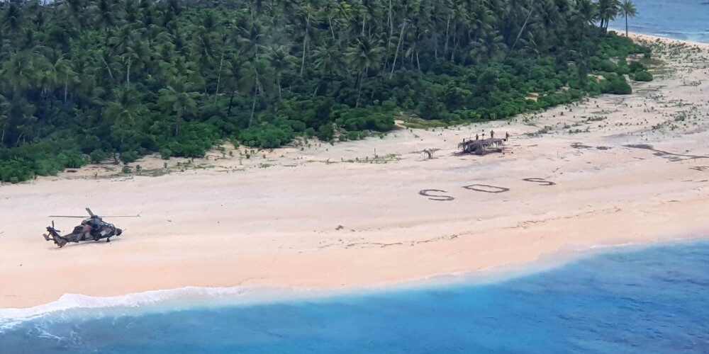 Uz vientuļas salas Klusajā okeānā atrasti trīs bezvēsts pazuduši jūrnieki