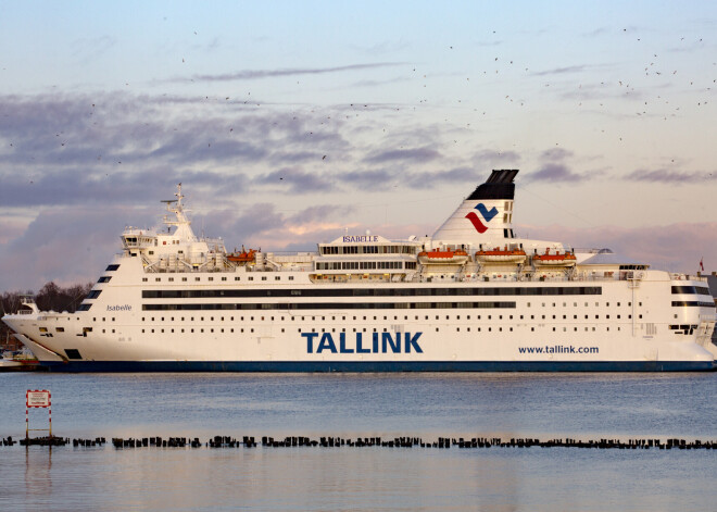 Число пассажиров Tallink на маршруте Рига-Стокгольм в июле уменьшилось на 94,3%