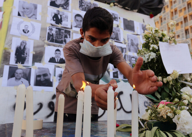 Pēc Beirūtas sprādziena joprojām pazuduši 60 cilvēki