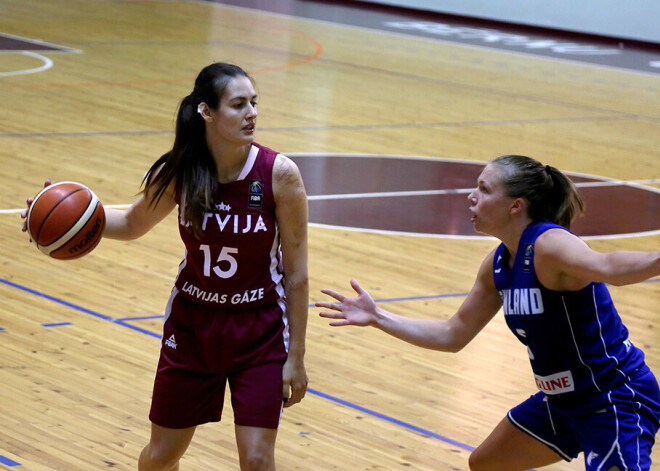 Sieviešu basketbola izlase draudzības mačā piekāpjas Somijas valstsvienībai