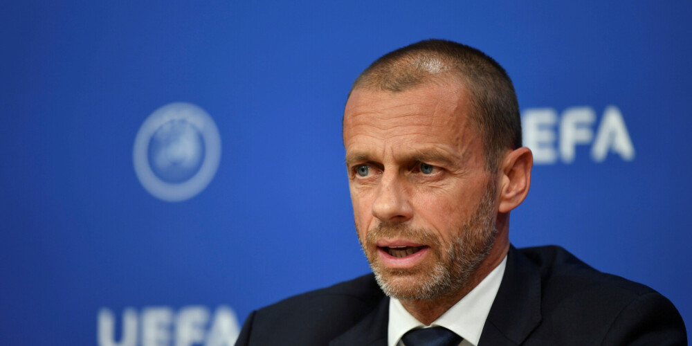 Lai drīkstētu apbalvot uzvarētājus, UEFA prezidents veiks Covid-19 testu