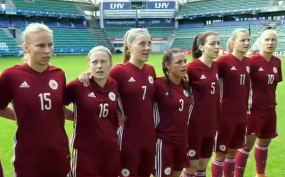 Latvijas sieviešu futbola izlase Igaunijā pārbaudes spēlē piedzīvo minimālu zaudējumu