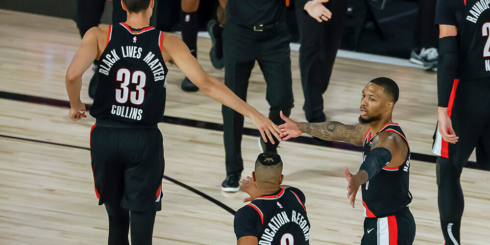 "Trail Blazers" atgūstas spēles galotnē un izcīna pēdējo ceļazīmi uz NBA "play-off"