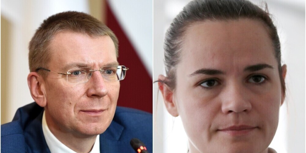 Ринкевич созвонился с Тихановской, которая выразила благодарность Латвии за поддержку