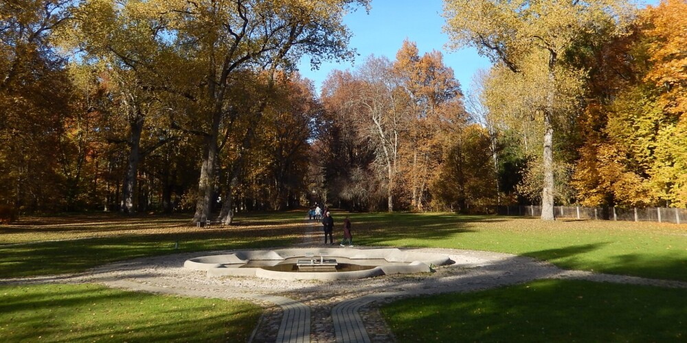 Viena diena Skrīveru dendroloģiskajā parkā.