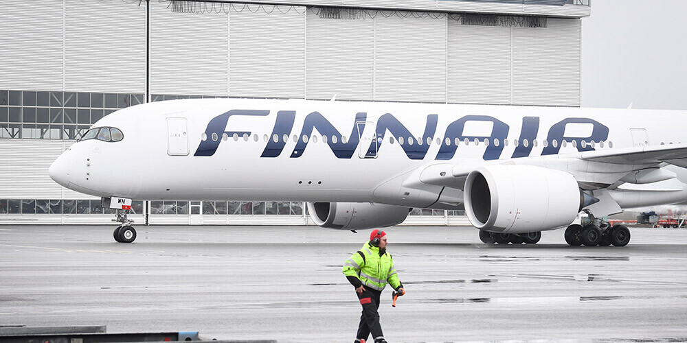 Somijas nacionālā aviokompānija "Finnair" iecerējusi likvidēt 1000 darbavietu