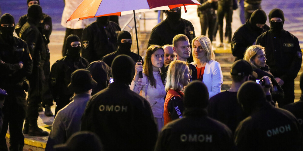 Minskā izklīdina opozīcijas protestus