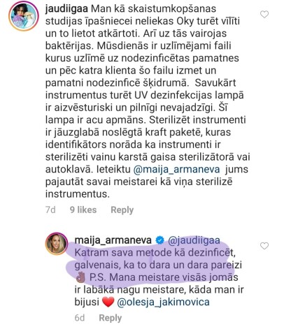 Maija Armaņeva atbild uz kritiku sociālajos tīklos. Diskusija ir par tēmu, kura tiek aktualizēta SPKC kampaņas ietvaros.