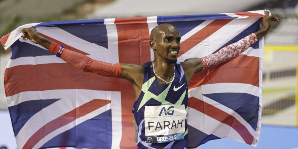 Lielbritānijas vieglatlētikas garo distanču skrējējs Mo Farahs