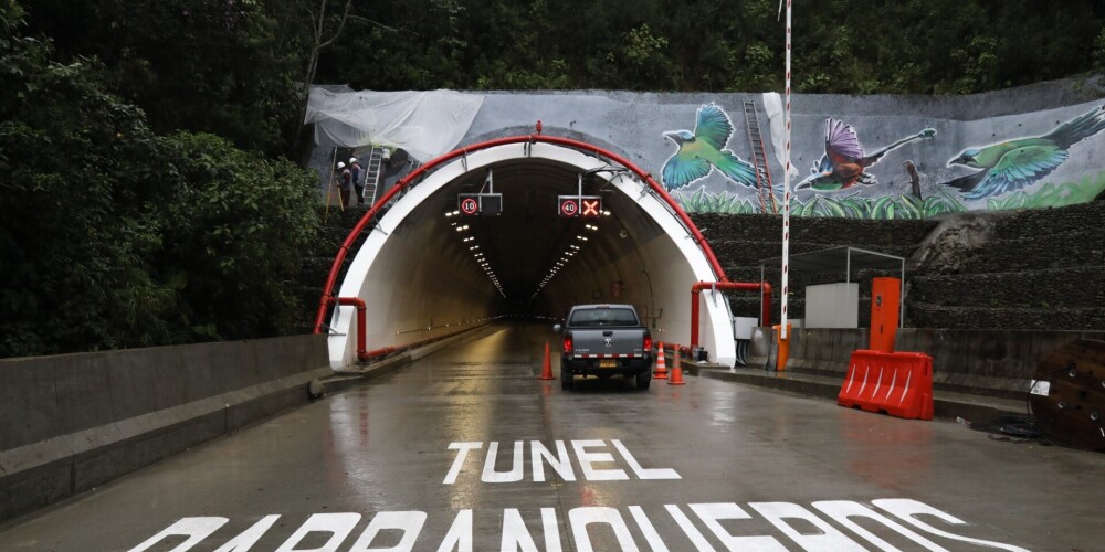 Kolumbijā atklāts Latīņamerikas garākais auto tunelis