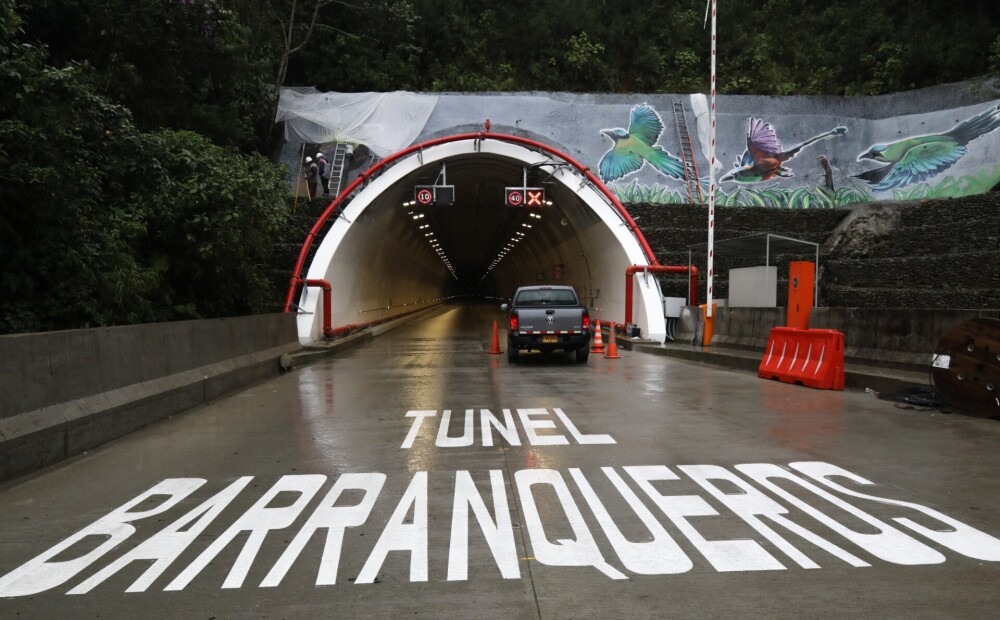 The longest car tunnel in Latin America has been opened in Colombia