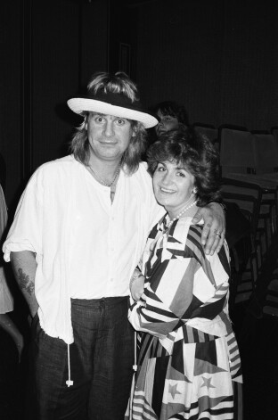 Ozijs un Šārona Osborni 1985. gadā.