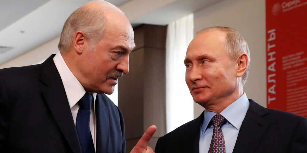 Pirmdien klātienē tiksies Putins un Lukašenko