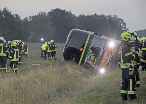 Vācijā "Flixbus" autobusa avārijā cietis 31 cilvēks
