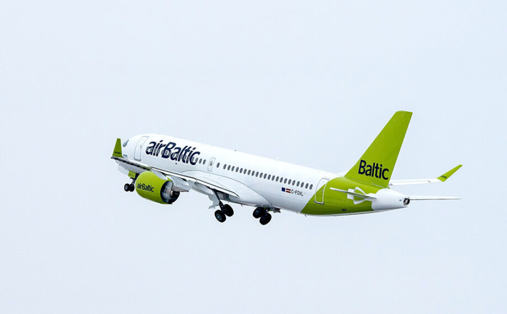 Due to self-isolation rules, airBaltic carried fewer passengers in August