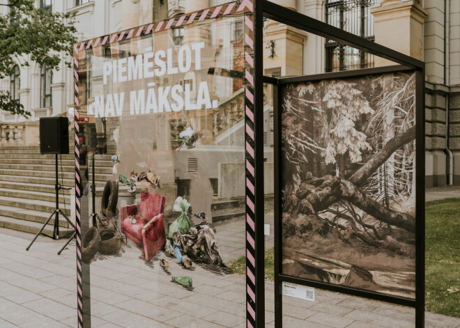 Pie Nacionālā mākslas muzeja atklāts neparasts vides objekts