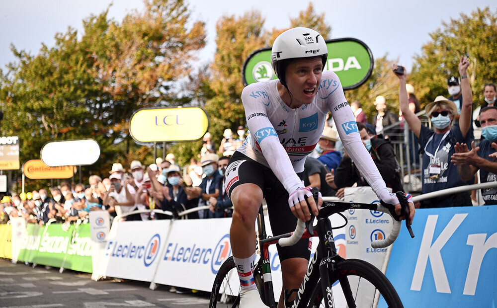 After winning the Tour de France in the 20th stage, Pogačars also took the lead in the overall standings