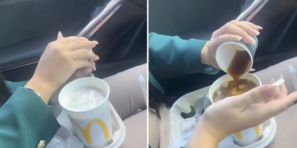Blogere parāda, kā no diviem "McDonald’s" produktiem pagatavot ļoti gardu dzērienu