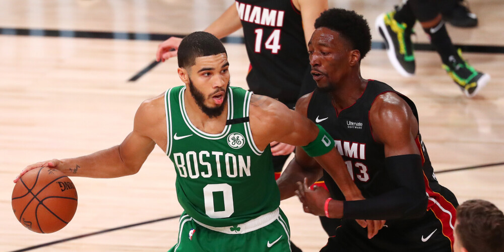 VIDEO: "Celtics" beidzot notur pārsvaru un izcīna pirmo uzvaru NBA Austrumu konferences finālā