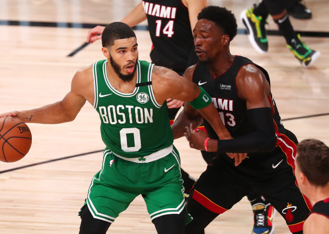 VIDEO: "Celtics" beidzot notur pārsvaru un izcīna pirmo uzvaru NBA Austrumu konferences finālā