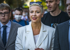 Baltkrievijas opozīcijas izveidotās Koordinācijas padomes prezidija locekle Marija Koļesņikova.