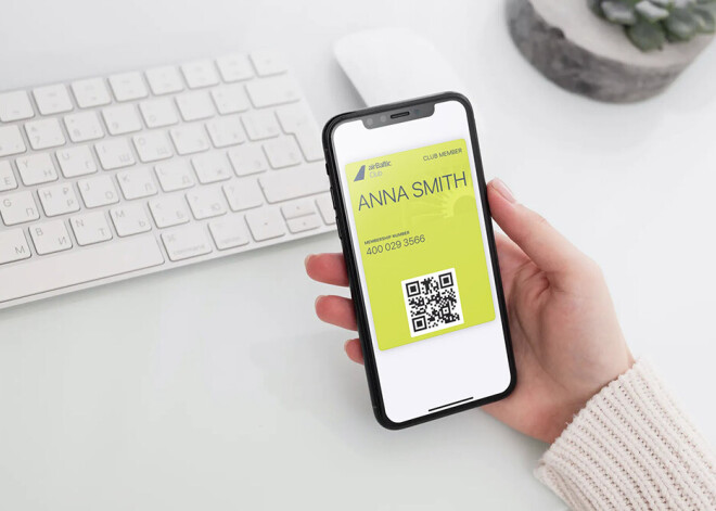 "airBaltic Club" ievieš digitālo lojalitātes karti