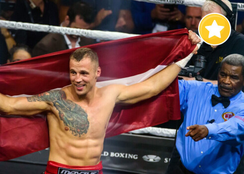Latvijas bokseris Mairis Briedis: ringā atdošu visus spēkus, lai mājās vestu trofeju