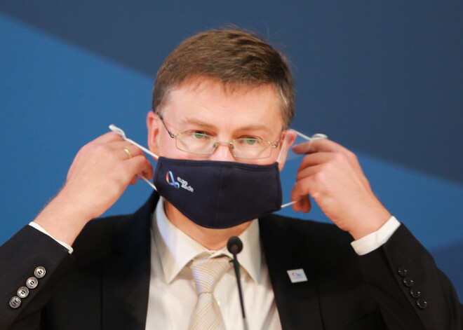 Dombrovskis saņēmis pirmā Covid-19 testa rezultātu