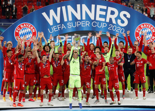 UEFA Superkausu Budapeštā papildlaikā iegūst "Bayern"