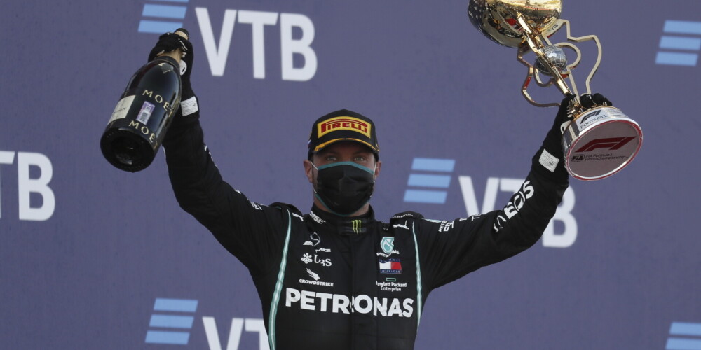 Botass uzvar Krievijas "Grand Prix"; Hamiltons sodu dēļ nepanāk Šūmahera rekordu