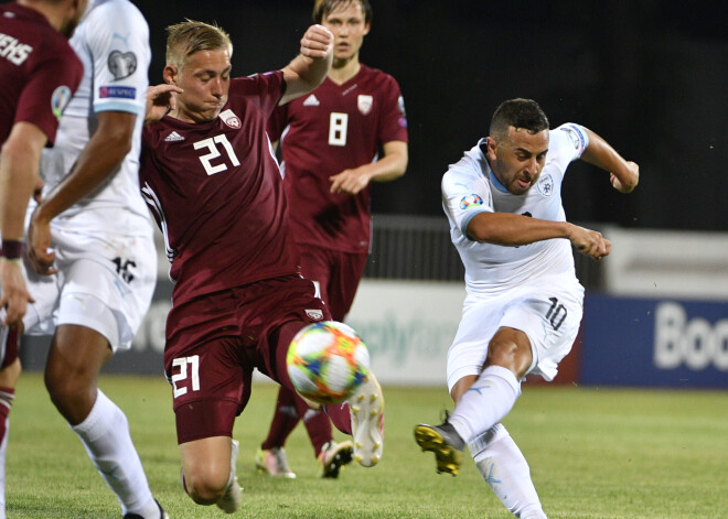 Latvijas futbola izlases kandidātu sarakstā atgriežas Tobers un Ontužāns